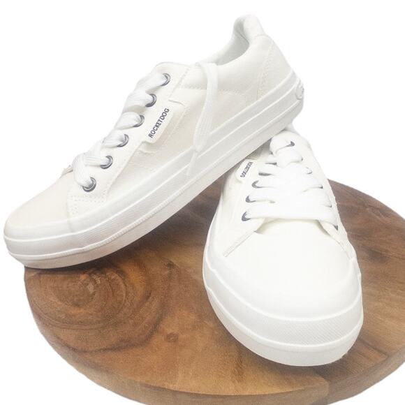 Rocket Dog Cheery Sport White Platform Sneaker Women's Size 7 - Picture 1 of 7